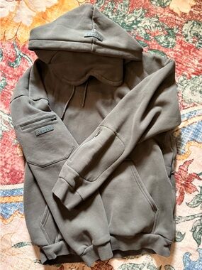 Comfrt Airplane Mode Travel Hoodie, Steel Grey - Large